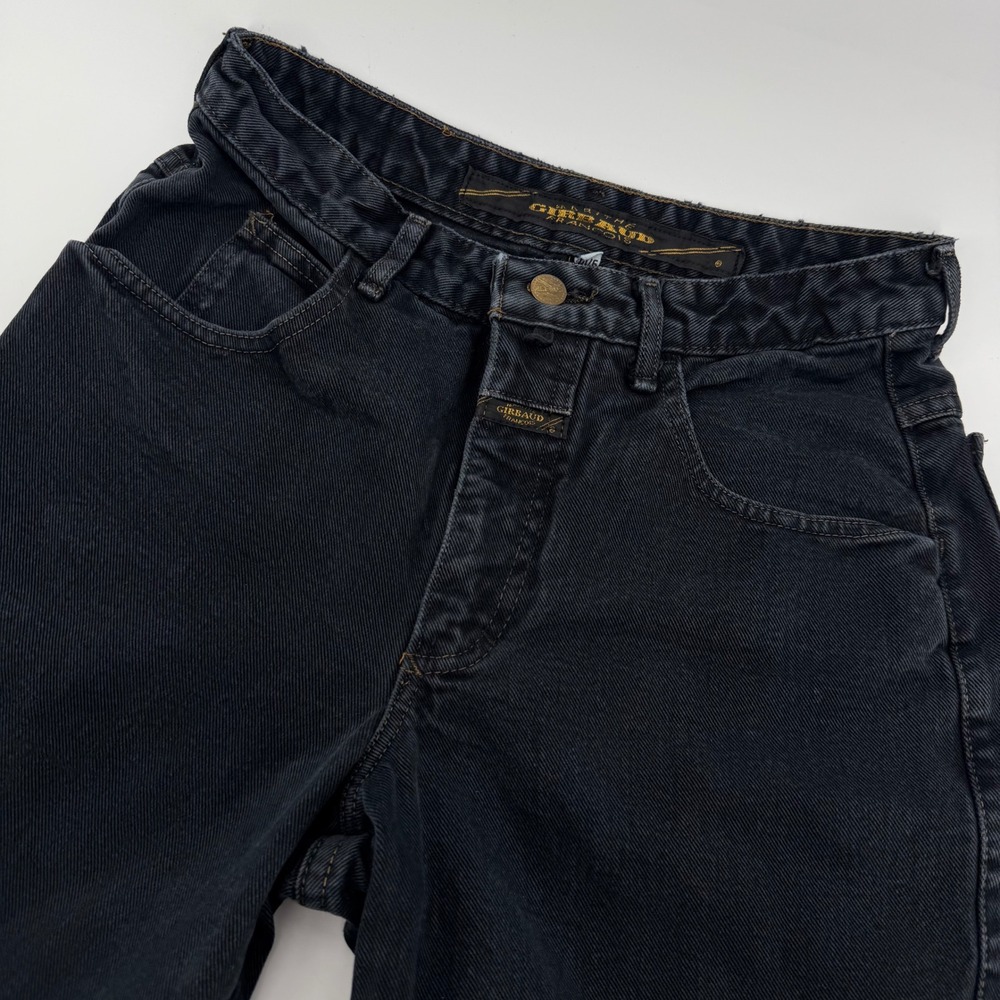 Marithe Francois Girbaud Jeans Women 9/10 (27x30) Black VTG High Rise Tapered